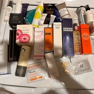 Skin care bundle Caudalie Kate Somerville glow recipe murad etc